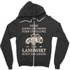 weihnachten landwirt Zipper Hoodie