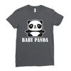 Baby Panda Ladies Fitted T-Shirt