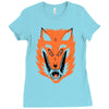 cursed fox Ladies Fitted T-Shirt