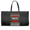 Santa Only Comes Once A Year Grandad Is Always Here To Cheer Weekender Totes