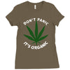 dont panic Ladies Fitted T-Shirt