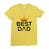 The Best Dad Ladies Fitted T-Shirt