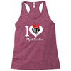 i love you my girlfreind Racerback Tank