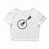 archery target Crop Top