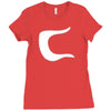 s coon symbol Ladies Fitted T-Shirt