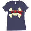 ninja pirate jolly roger Ladies Fitted T-Shirt