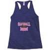 softball mom glitter Racerback Tank