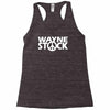wayne's world waynestock rock band baseball jersey Racerback Tank