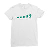 evolution of turtles Ladies Fitted T-Shirt