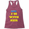 i am with her Racerback Tank