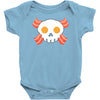 Bacon Egg Skull Baby Bodysuit