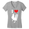 i love cock Women's V-Neck T-Shirt