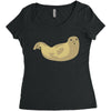 anjing laut Women's Triblend Scoop T-shirt