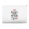 Tough She Be But Little She Is Fierce Accessory Pouches