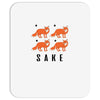 four fox sake Mousepad