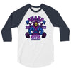 snake mountain gym 3/4 Sleeve Shirt