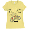 ride and fly high Ladies Fitted T-Shirt