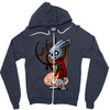 death bunny. Zipper Hoodie