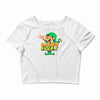 raised by elves elf christmas Crop Top