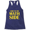come to the math side Racerback Tank