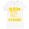 ram strong Ladies Fitted T-Shirt