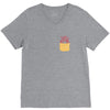 Heart Pocket V-Neck Tee