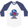 zombie burgers rouge 3/4 Sleeve Shirt