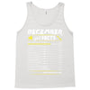 December Girl Facts Sagittarius Tank Top