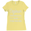 i'm not here to talk Ladies Fitted T-Shirt
