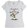 guardian of spring a Women's Triblend Scoop T-shirt