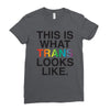 This Is What Trans Looks Like Ladies Fitted T-Shirt