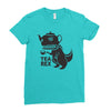 tea rex Ladies Fitted T-Shirt