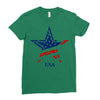 usa star Ladies Fitted T-Shirt