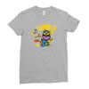 assemble! (yellow outline) Ladies Fitted T-Shirt
