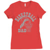 long sleeve s basketball dad Ladies Fitted T-Shirt