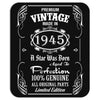 Premium Vintage Made In 1945 Mousepad