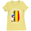 belgium national team youth 2018 fifa world cup Ladies Fitted T-Shirt