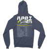 April Girl Facts Aries Zipper Hoodie