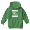 reindeer christmas ugly sweater Youth Hoodie