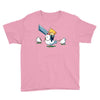 mighty hero atop a chicken Youth Tee