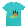 Total Solar Eclipse Camp Ladies Fitted T-Shirt