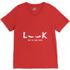 Look Me in The Eyes V-Neck Tee