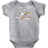 s&rsquo;morse code Baby Onesie