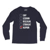 Lgbt Checklist Long Sleeve Shirts