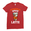 pumpkin spice latte Ladies Fitted T-Shirt