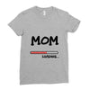 mom loading Ladies Fitted T-Shirt
