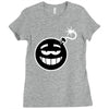 smile bomb Ladies Fitted T-Shirt