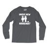 under new management stag night wedding mens Long Sleeve Shirts