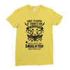 Life After Death Mess With My Daughter Ladies Fitted T-Shirt