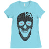 skull triangle Ladies Fitted T-Shirt